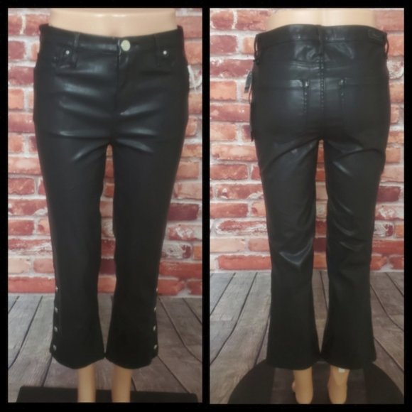 Blank NYC Vegan Leather Pants Size 26 NWT - Picture 3 of 3